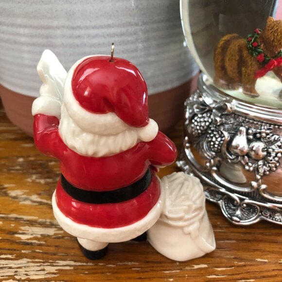 Lenox Letters For Santa Porcelain Christmas Ornament. - Picture 2 of 3